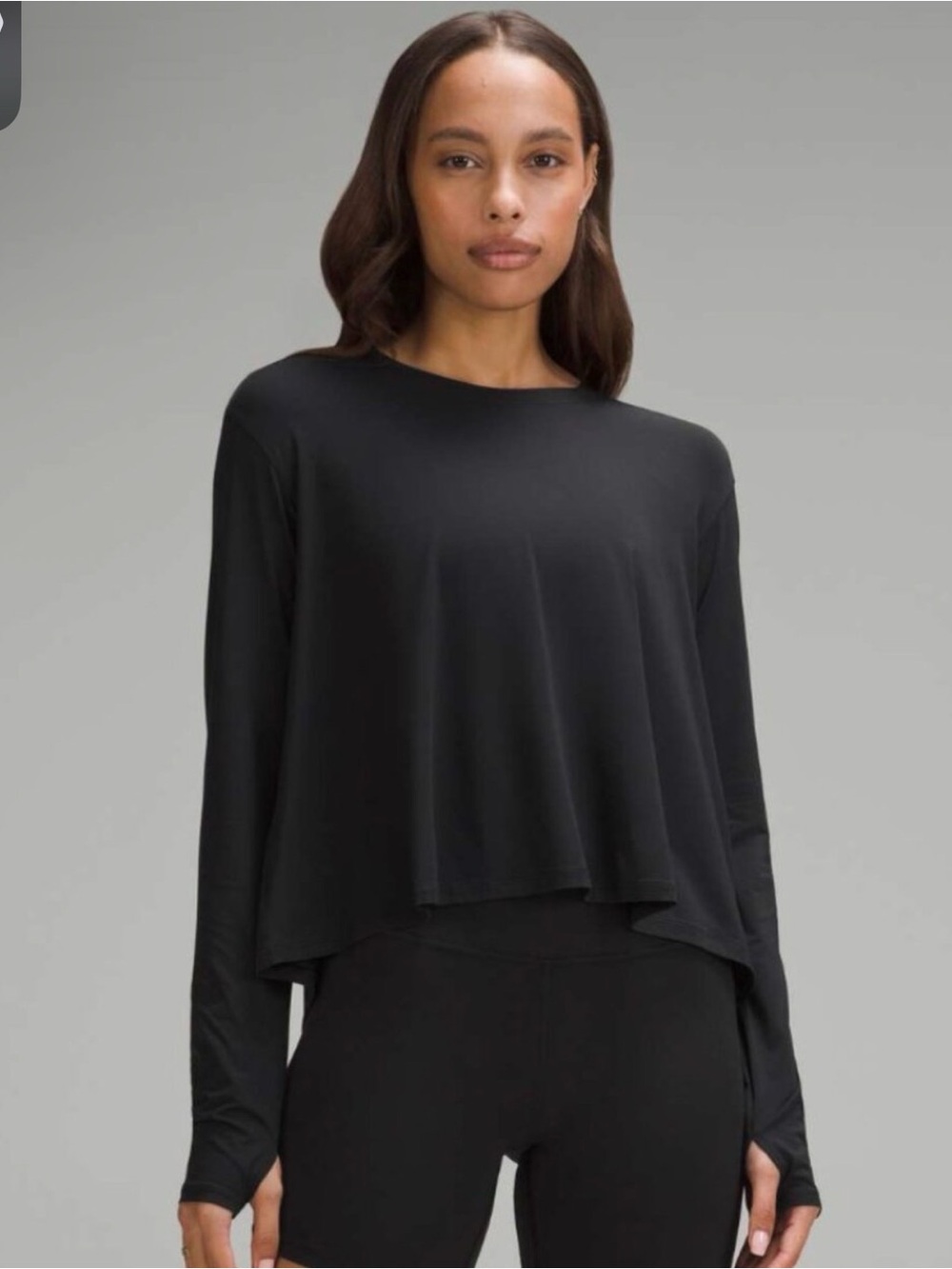 Lululemon Modal Relaxed Fit Lounge Long Sleeve Black